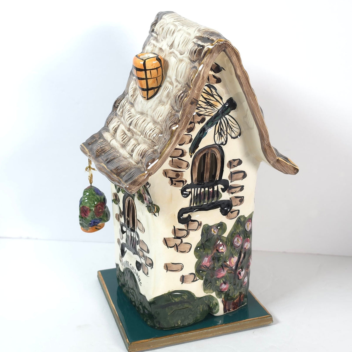 Blue Sky Clayworks Heather Goldminc Welcome Friends Dragonfly Cottage Tealight