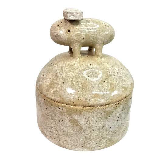 Anthropologie Godeleine de Rosamel Creature Jar Pottery Trinket Vessel Whimsical