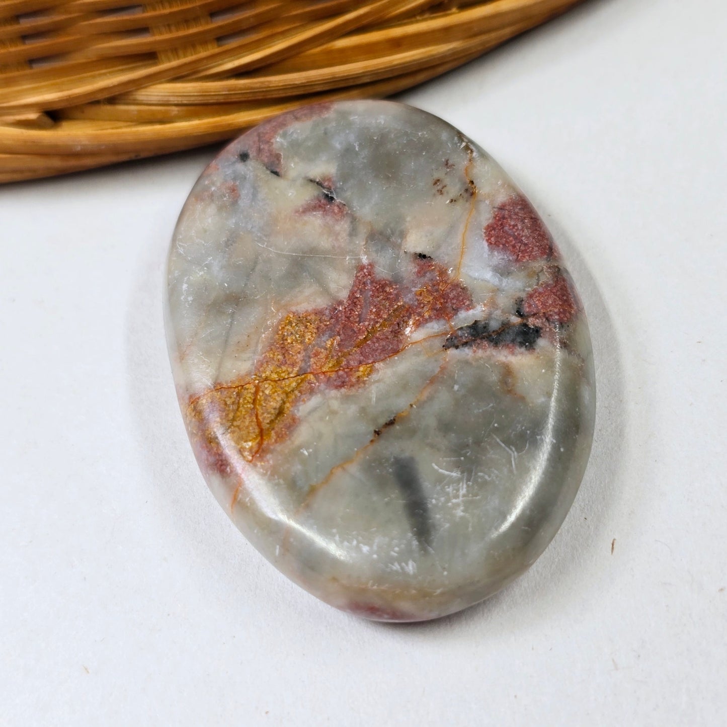 Natural Worry Stone, Palm Pocket Fidget Stone