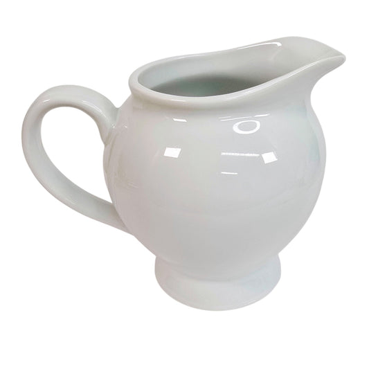 Pottery Barn Great White Creamer Small Pitcher Ceramic White Farmhouse Decor
