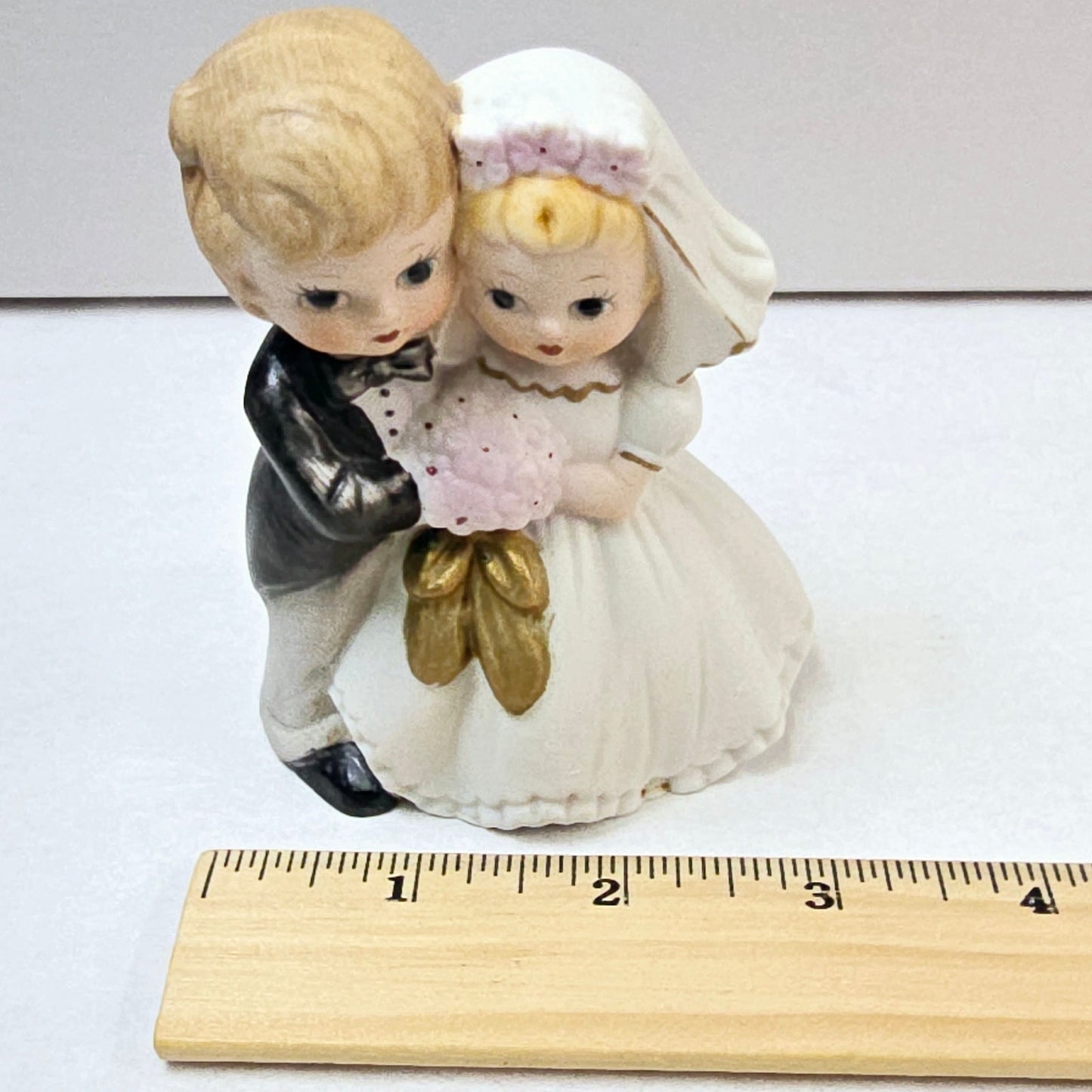 Vintage Norcrest Bride & Groom Figure Cake Topper