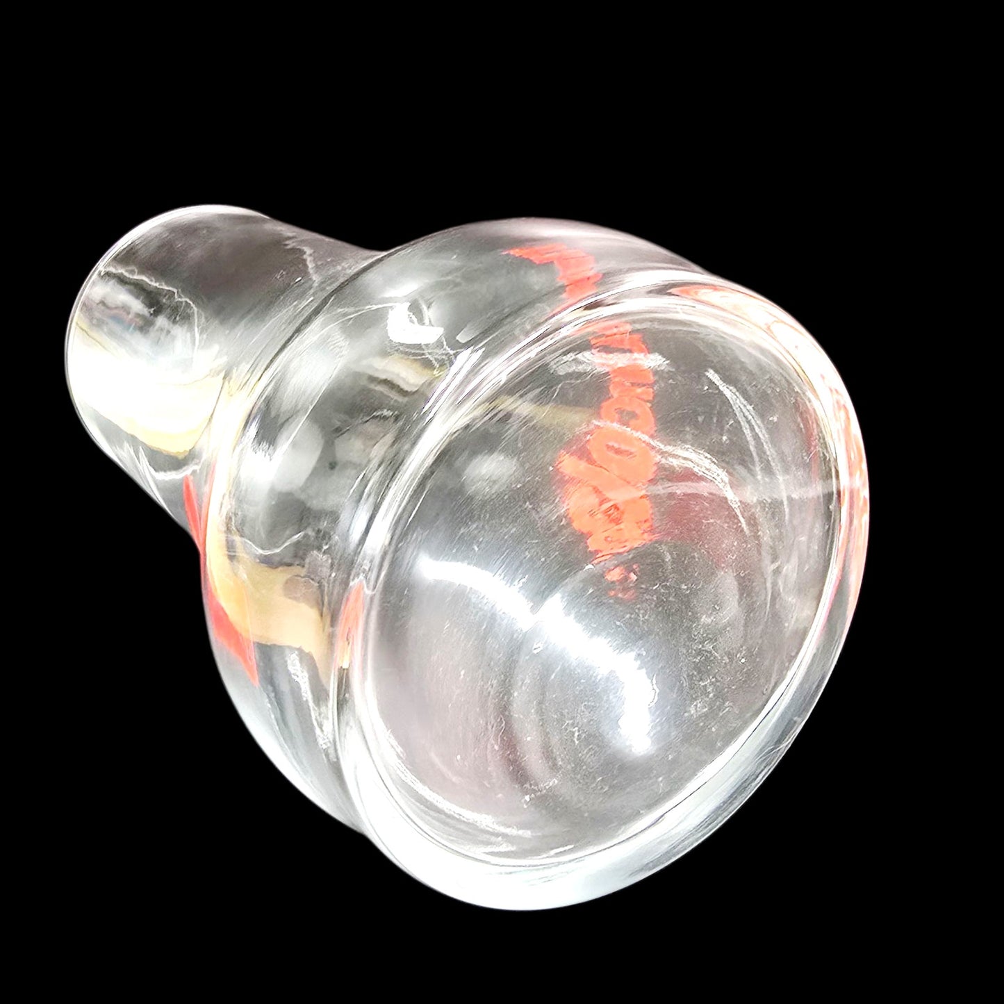 7UP Glass  The Uncola Vase Collectible Upside-Down Drinking Advertising Vintage