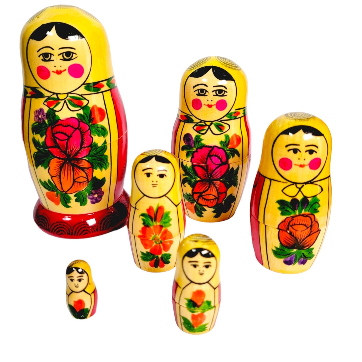 Matryshka Russian Nesting Doll, 6 dolls, Made in Ukraine