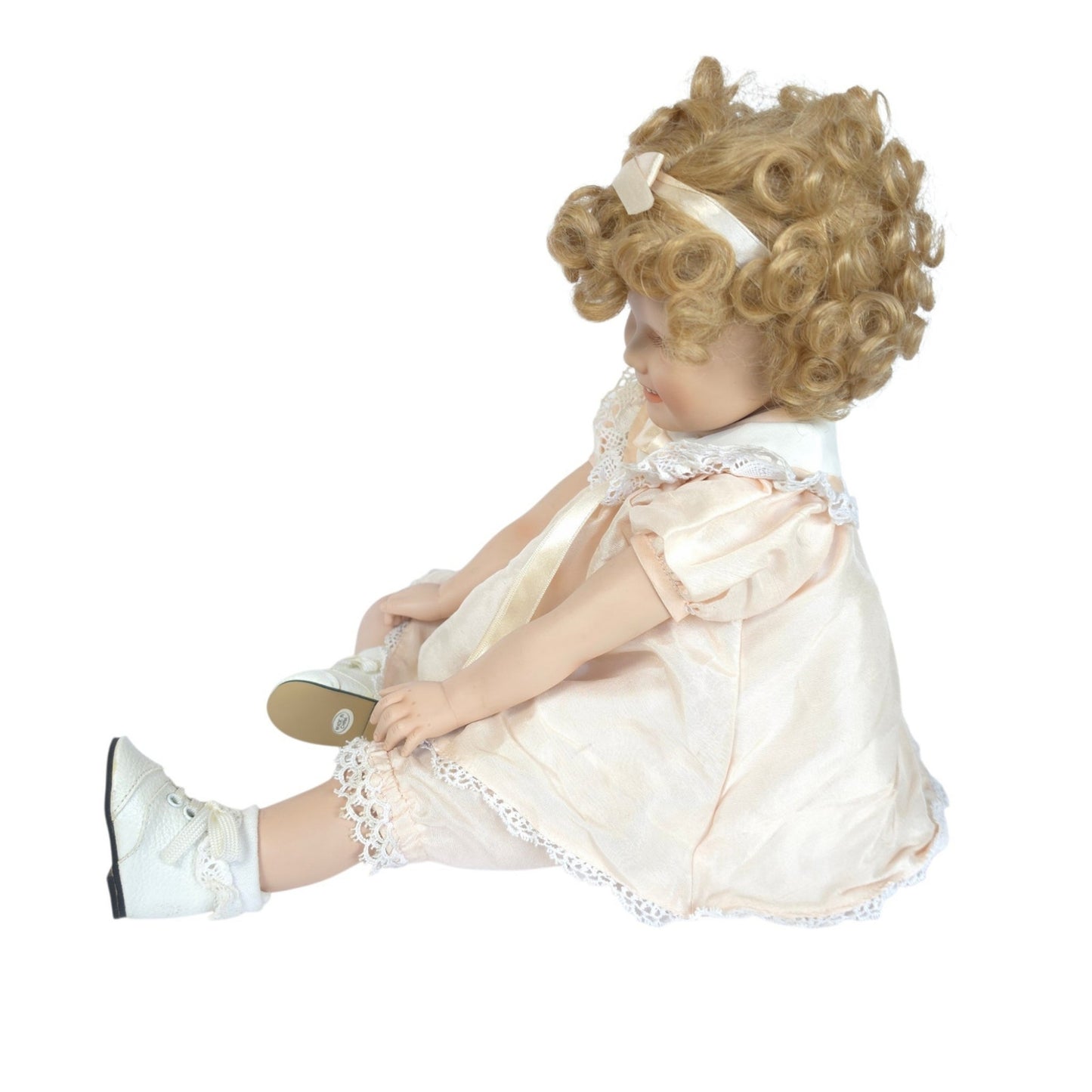Danbury Mint Elke Hutchens Shirley Temple Toddler Doll Little Miss Shirley