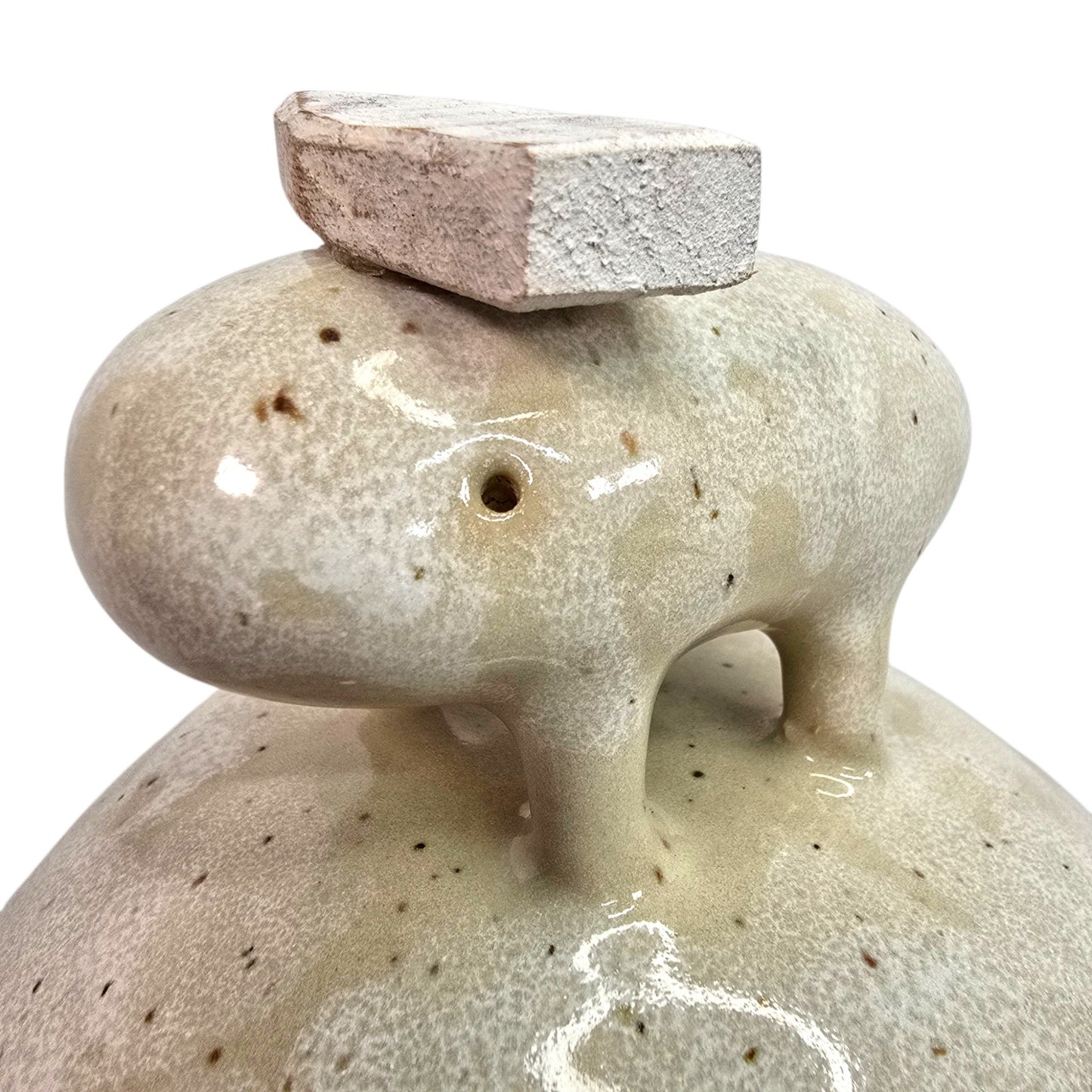 Anthropologie Godeleine de Rosamel Creature Jar Pottery Trinket Vessel Whimsical