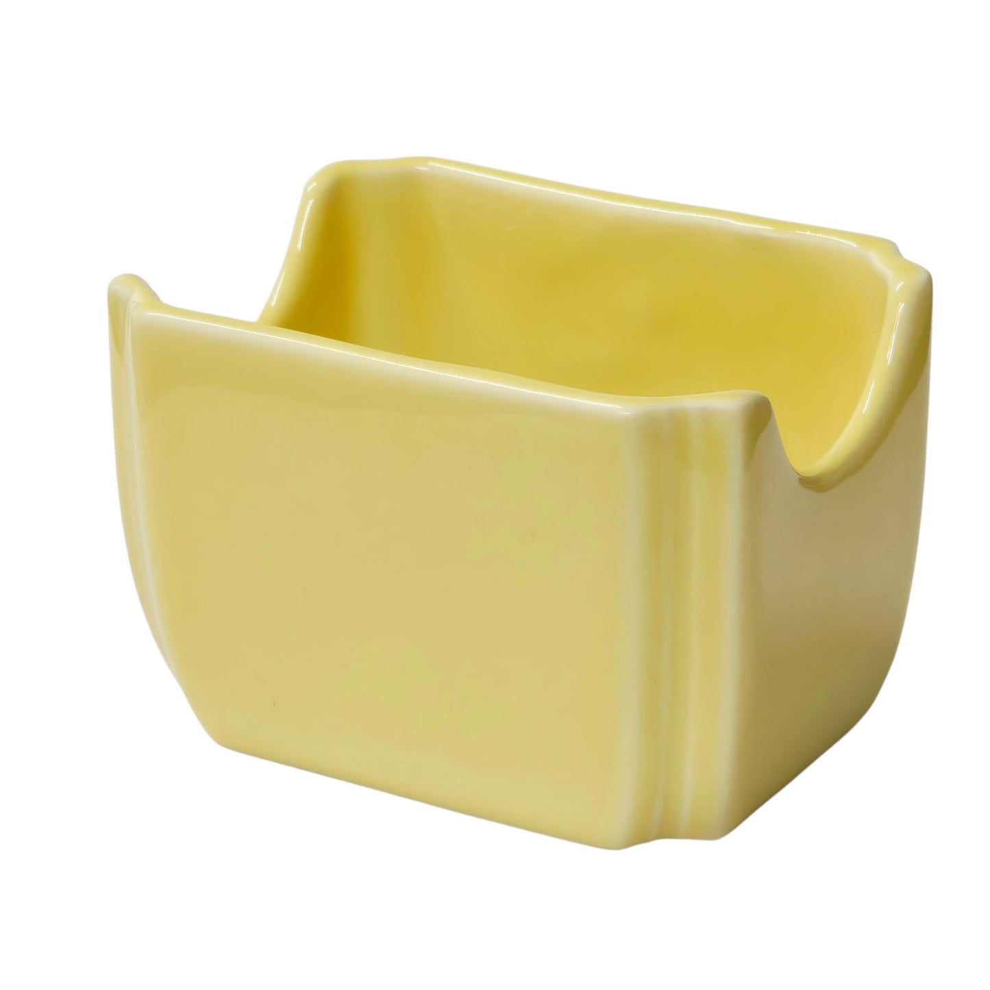 Pale Yellow Fiesta Sugar Caddy Retired Creamy Yellow Fiestaware Homer Laughlin