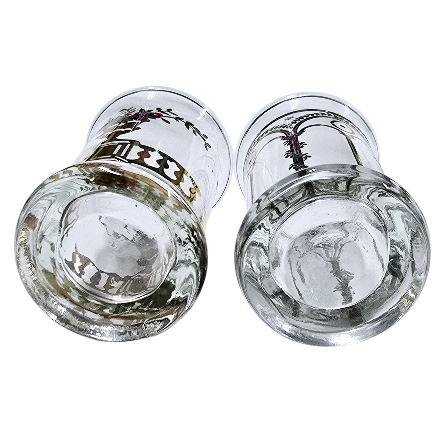 Vintage Holmegaards Denmark Juledramglas Dram Glasses Danish Glass Set of 2