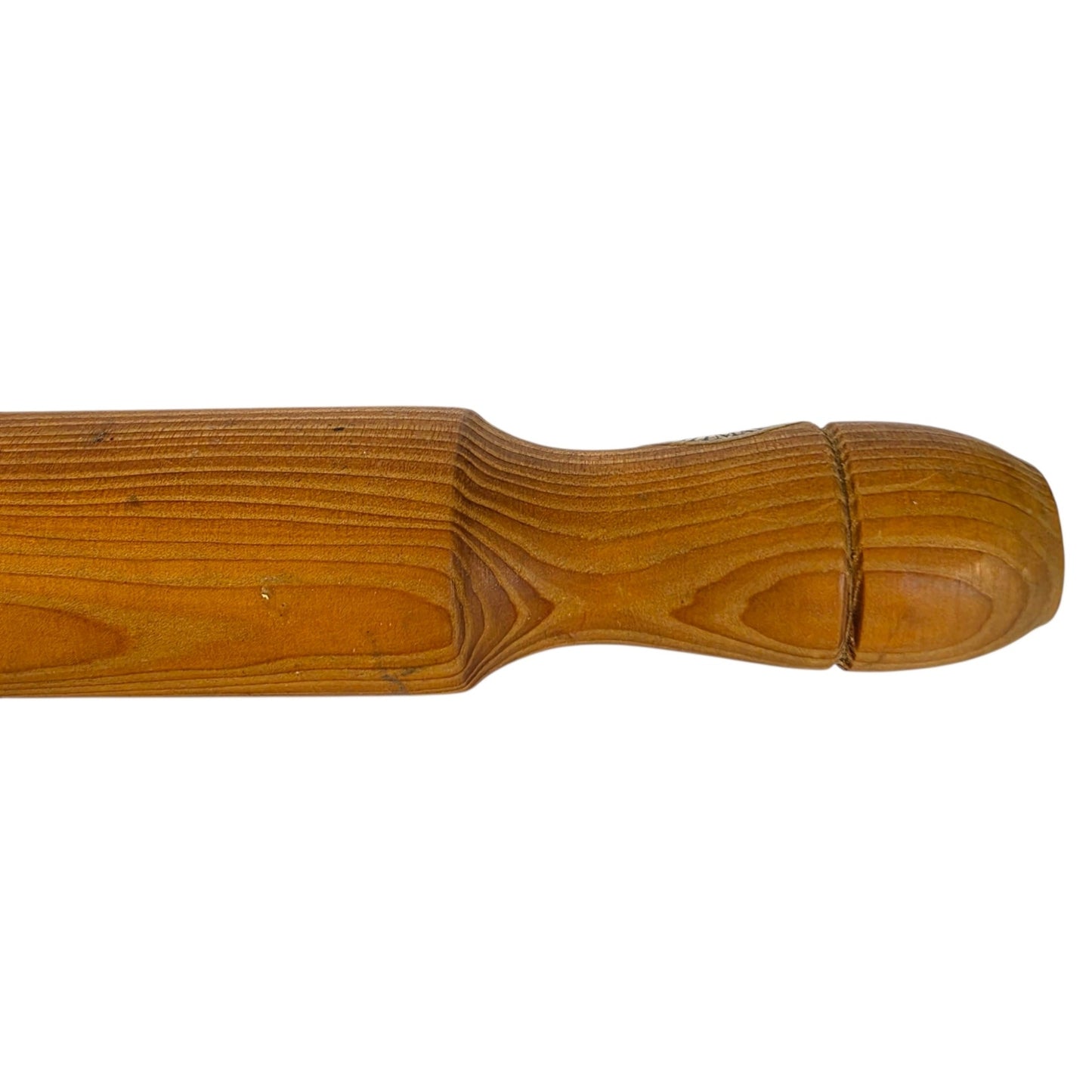 Vintage HiMark French-Style Wooden Rolling Pin Turned Wood Tapered Solid Dowel
