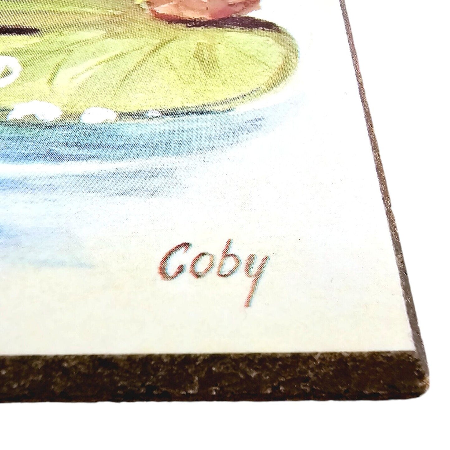 4Vtg Coby Wall Art Bathing Frogs Daily Routine Bathroom Plaques 1970s midcentury