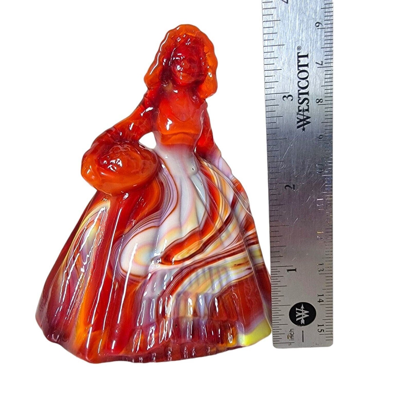 Boyd Crystal Art Glass "Carolyn" Limited Edition Figurine Glows