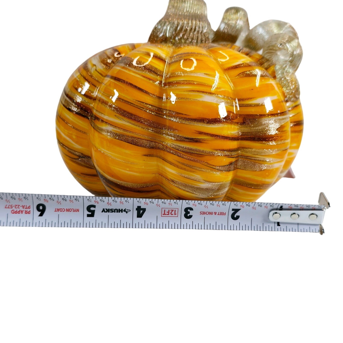 Home Martha Stewart Soft Green Hand Blown Glass Pumpkin