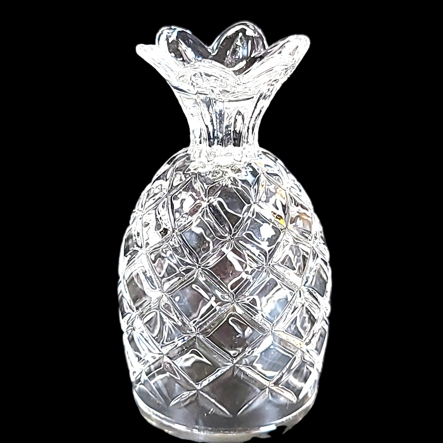 Godinger Pineapple Toothpock Holder, Godinger Pineapple Shot Glass, Crystal Toothpick Holder