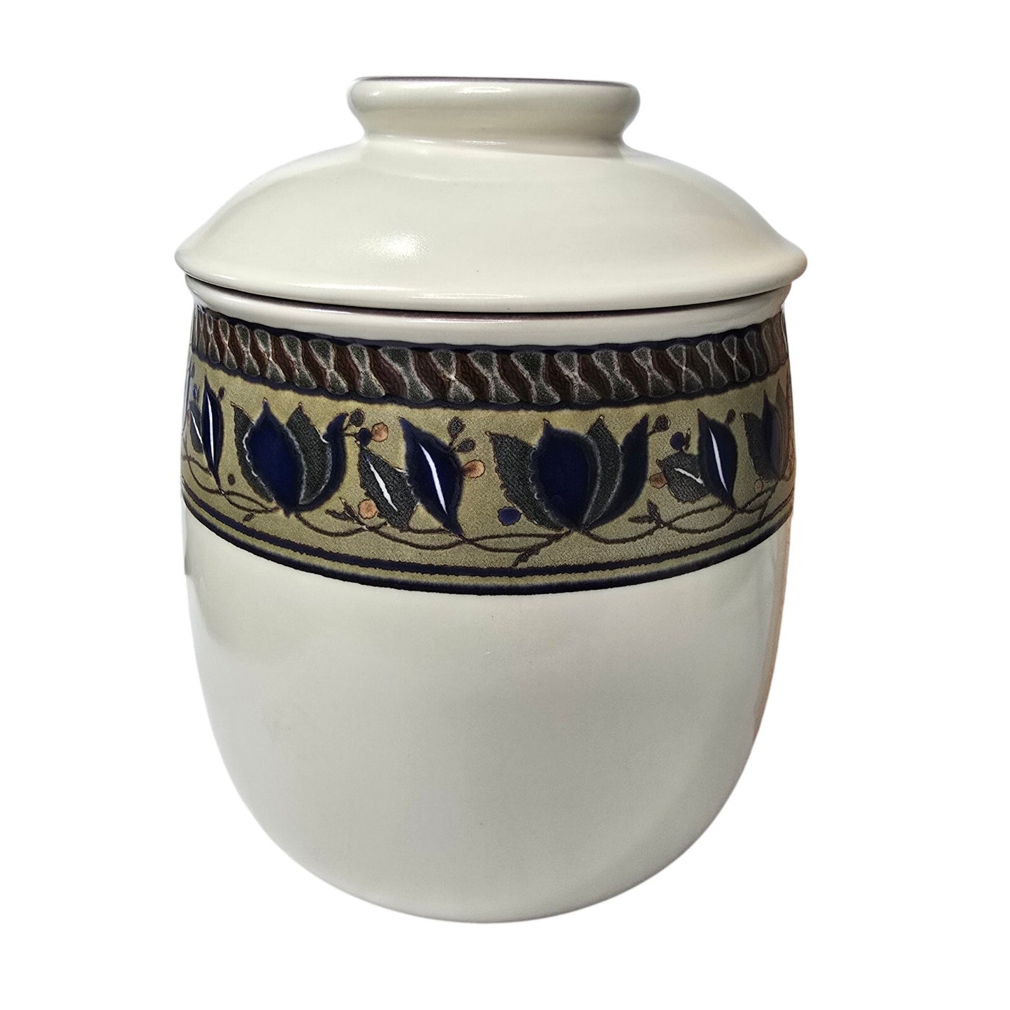 Mikasa Arabella Intaglio Canister Set with Lids - CAC01 Malaysia Stoneware