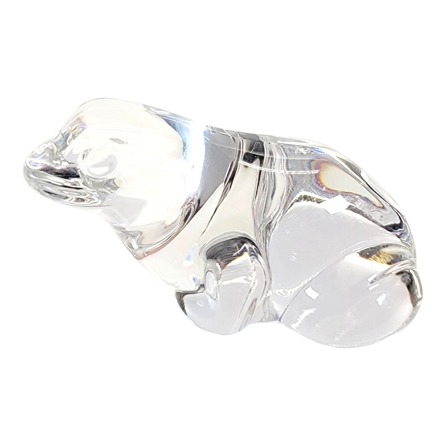 Villeroy & Bock Glass Lead Crystal Frog Paperweight