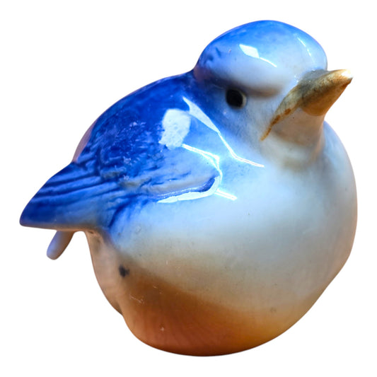 Porcelain Blue Bird Potpourri LIVE-CRAFTED SHAKER + 3 PINS Join me LIVE to give Input, or Give me Creative Freedom!