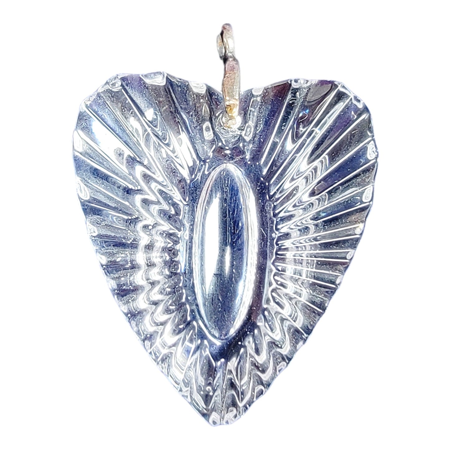 Vintage Waterford Crystal Heart Pendant with Original Box