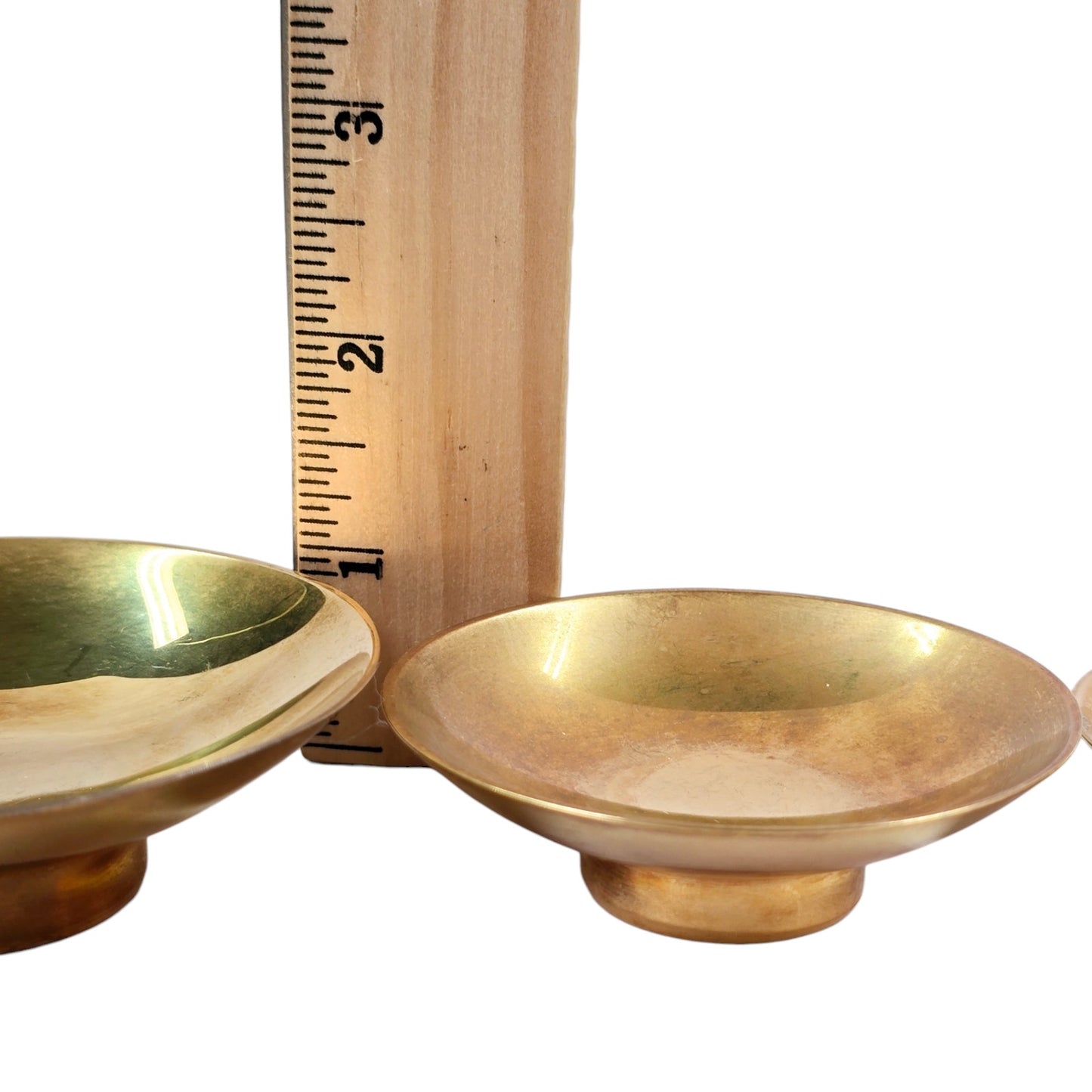 Vintage 24K Gold-Plated Small Nesting Bowls Japanese Kinpai Ceremonial Sake Cup Marked 24K GP