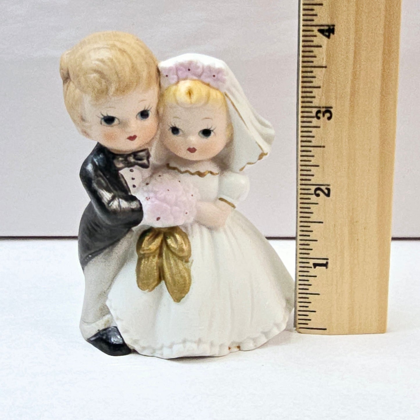 Vintage Norcrest Bride & Groom Figure Cake Topper