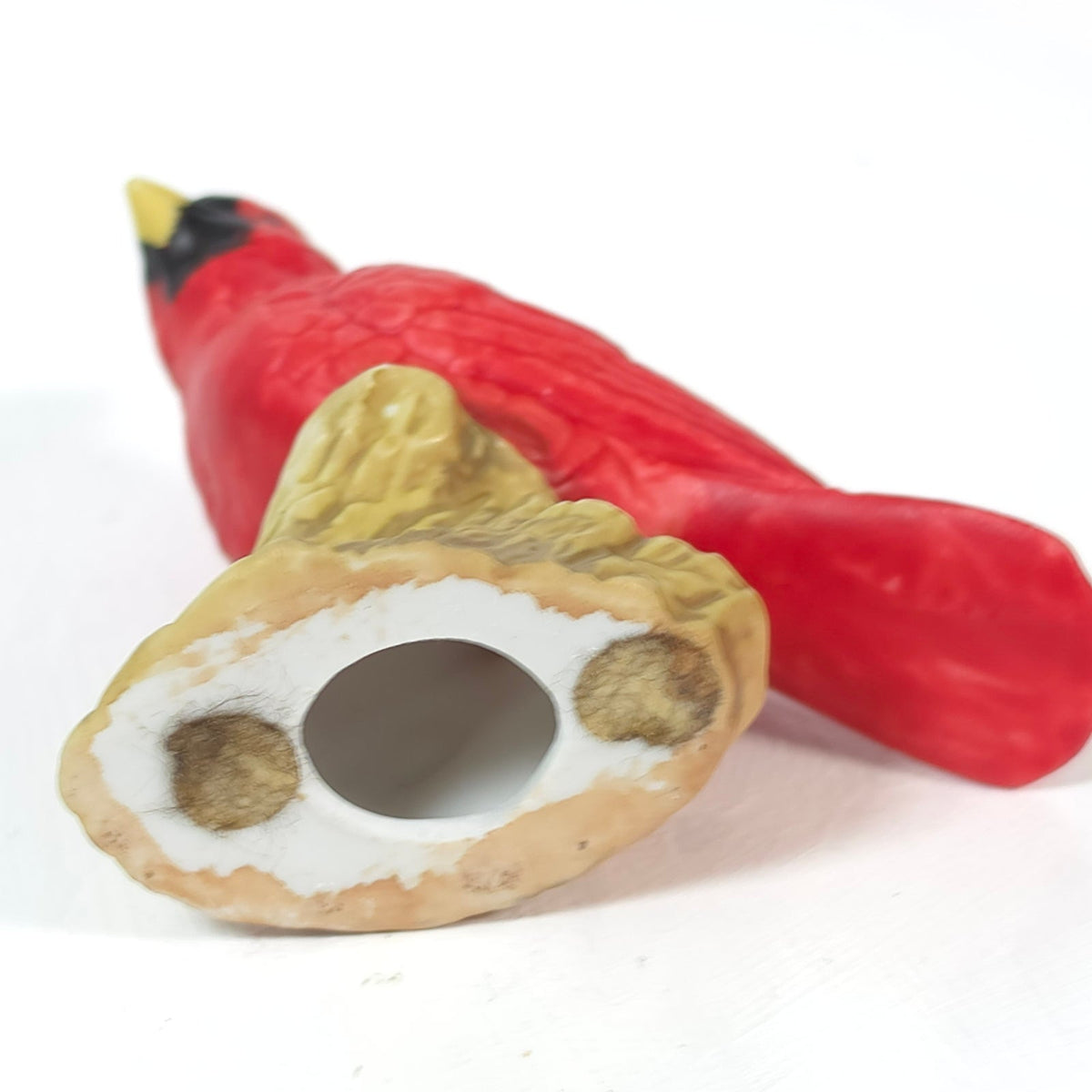 Whitney Designs Porcelain Bird Figurines Red Cardinal Bluebird Pair Taiwan
