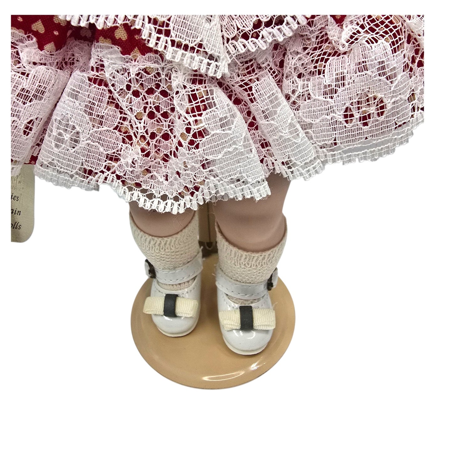 (Reserved for Customer) Fantasies in Porcelain Betty Boop Doll – 9.5" Red Lace Dress – Connie’s Dolls – Vintage