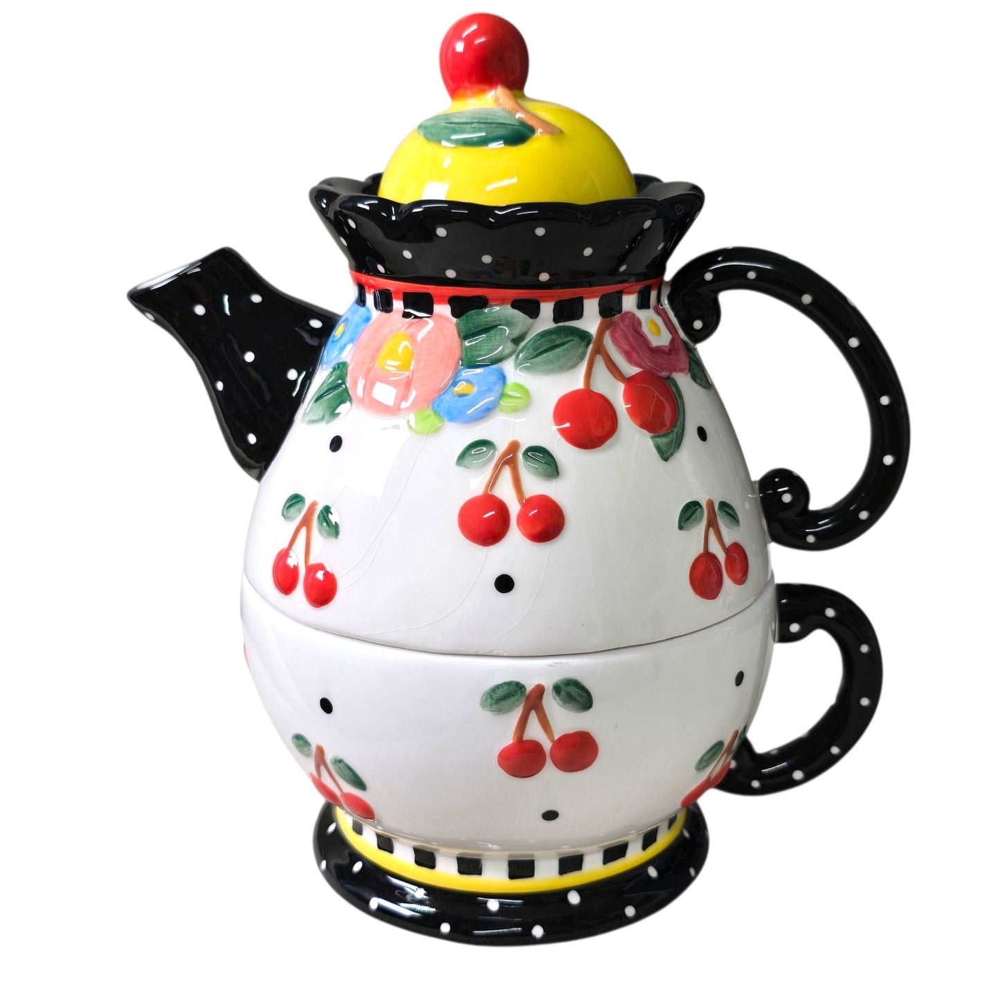 Mary Engelbreit CHERRIES Oh SO BREIT Tea-For-One ME Vintage