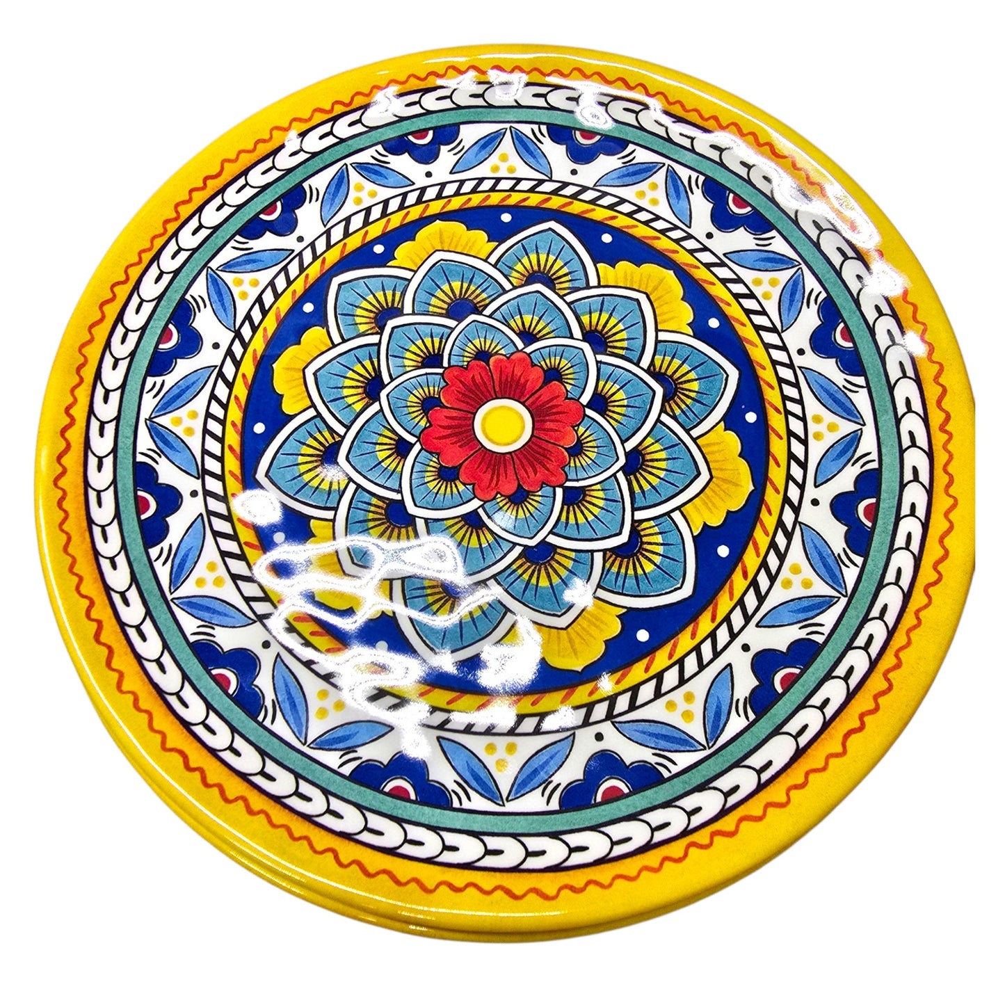 Set of 6 "Talavera by Nancy Green" Melamine Plates 9" by Certified International