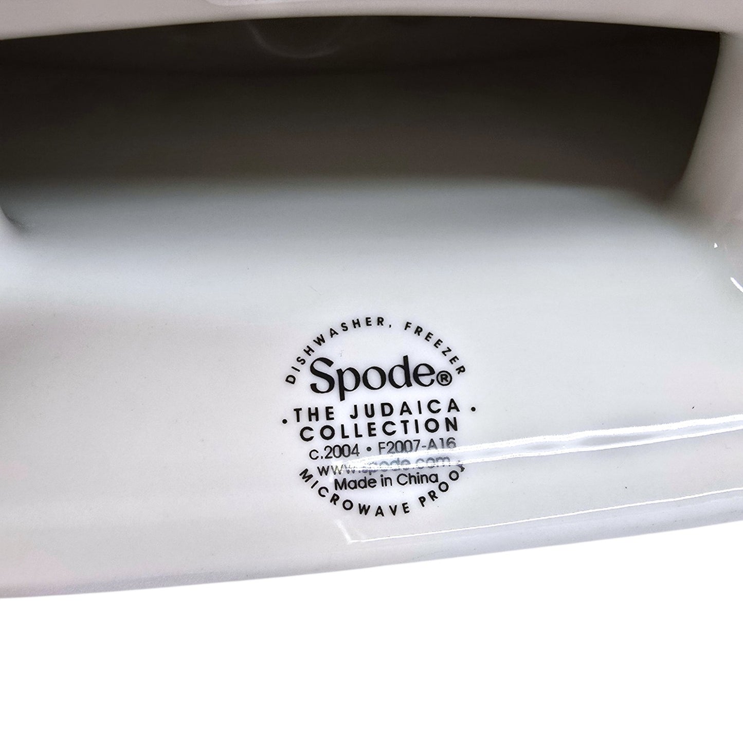 Spode "The Judaica Collection" Ceramic Hanukkah Menorah