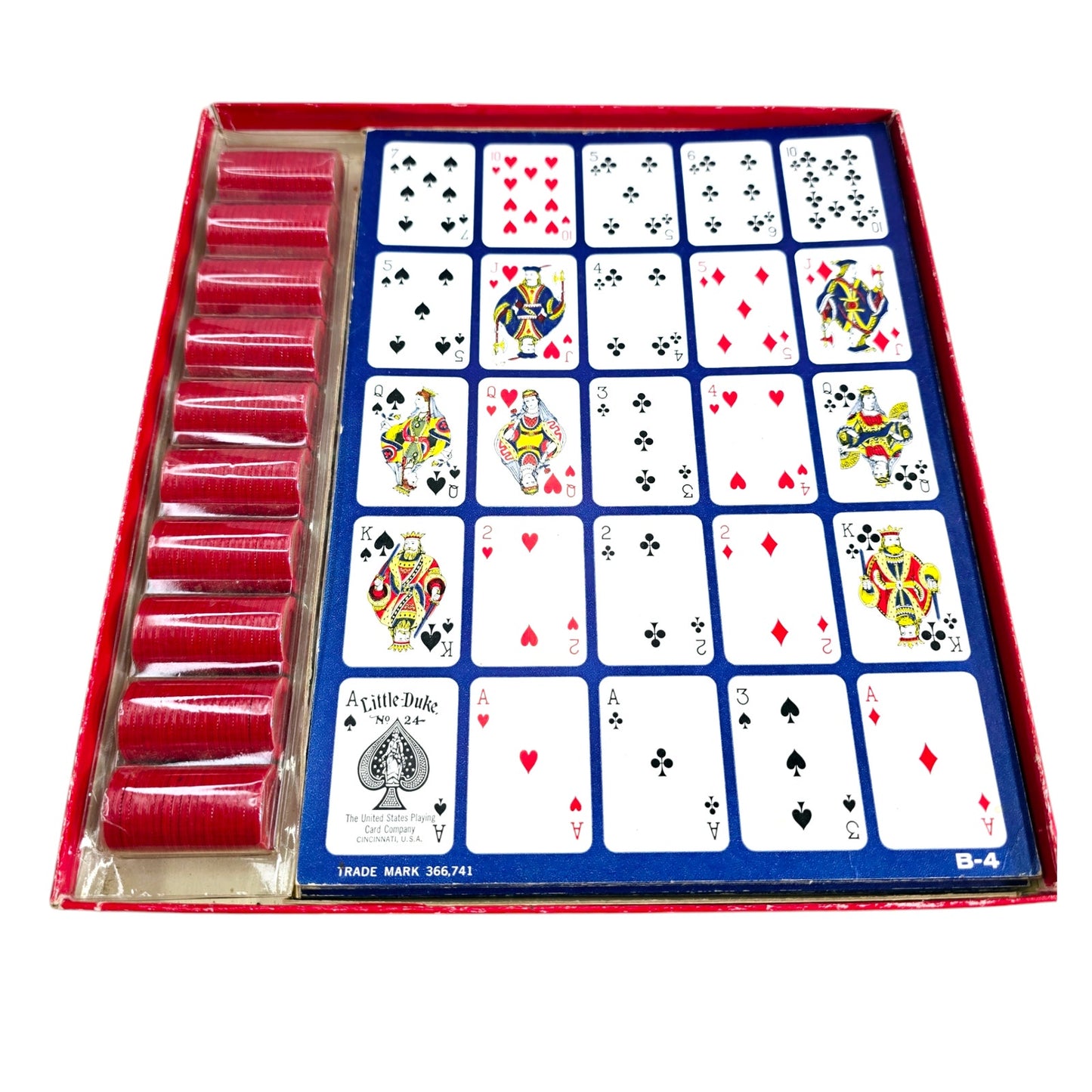 Vintage Po-Ke-No Poker - Keno Board Game, 12 Board Set, US Playing Card Co. Original Box