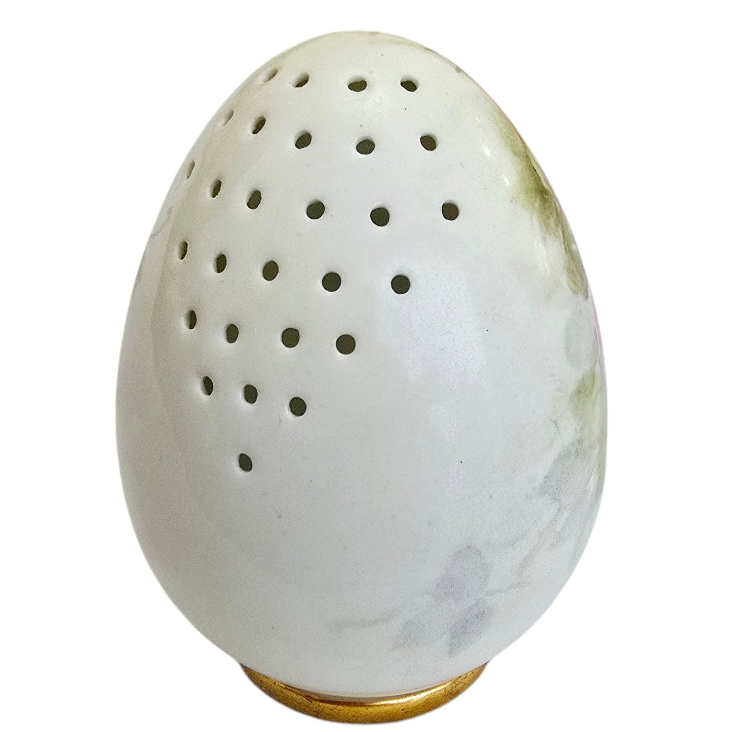 Antique Painted Egg Signed 1922LIVE-CRAFTED SHAKER + 3 PINS Join me LIVE to give Input, or Give me Creative Freedom! Egg, Easter, Spring, Flower