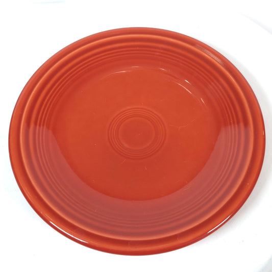 Fiesta Paprika Salad Dessert Plate Retired Color Homer Laughlin 2010 YYC