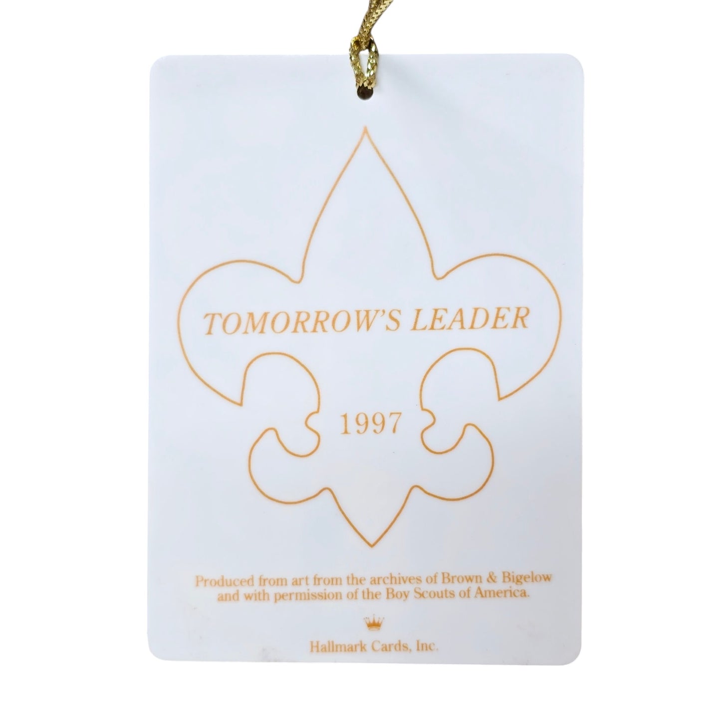 Hallmark Boy Scouts of America Tomorrows Leader Ornament 1997 Christmas BSA NEW