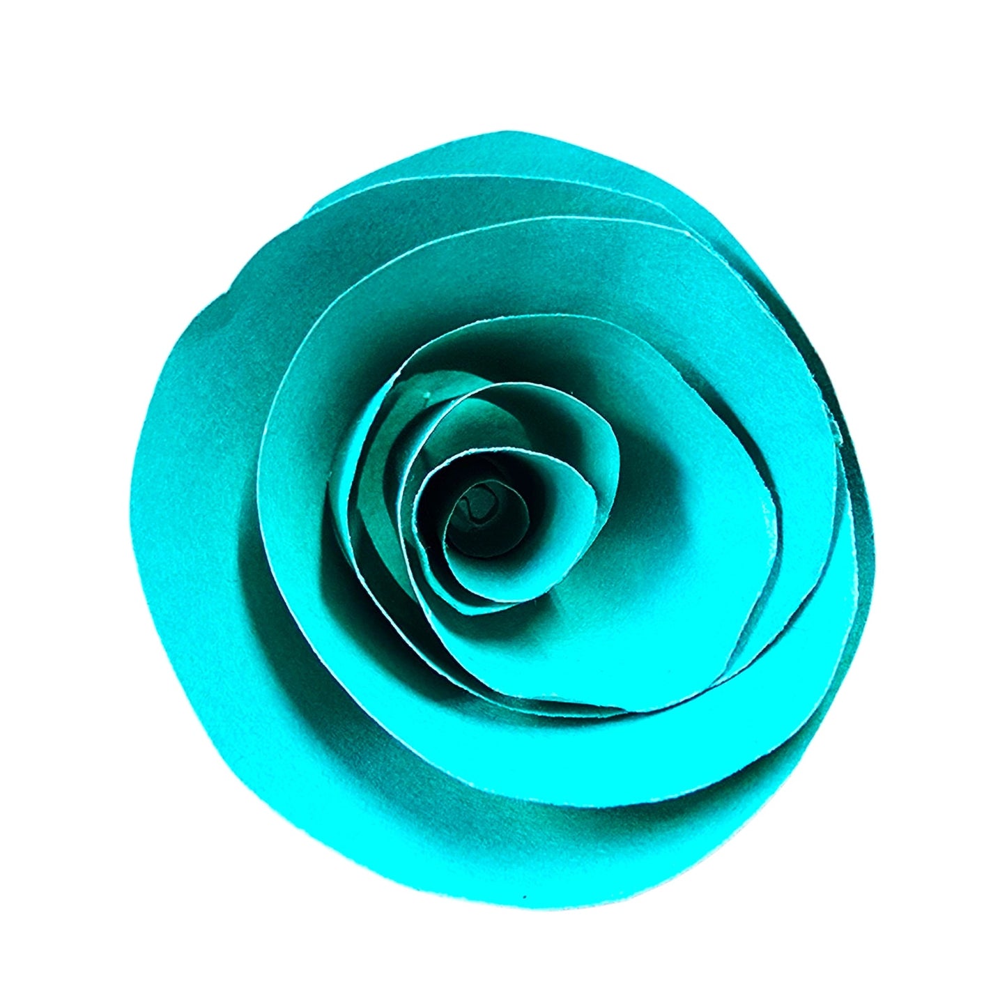 Handmade Paper Flower Bouquet in Glass Vase Colorful Rolled Roses Boho Artisan