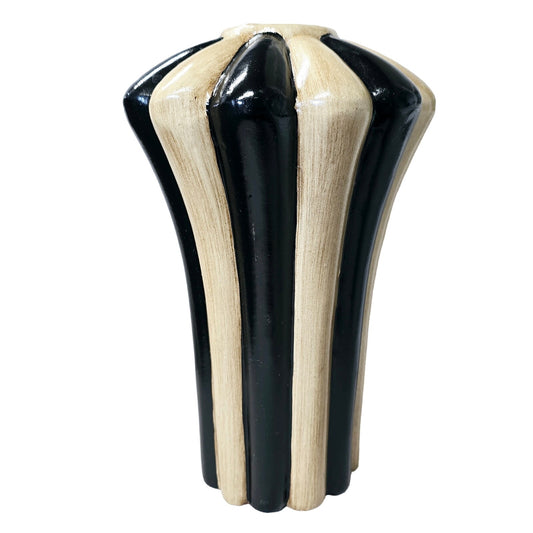 Hollywood Regency Style 2 Tone Columned Vase