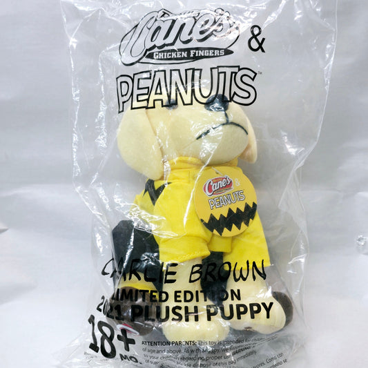 Raising Canes Charlie Brown Peanuts Dog 2021 Plush Puppy New in Package