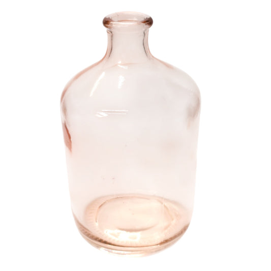 Pink Glass Bud Vase 5.25"