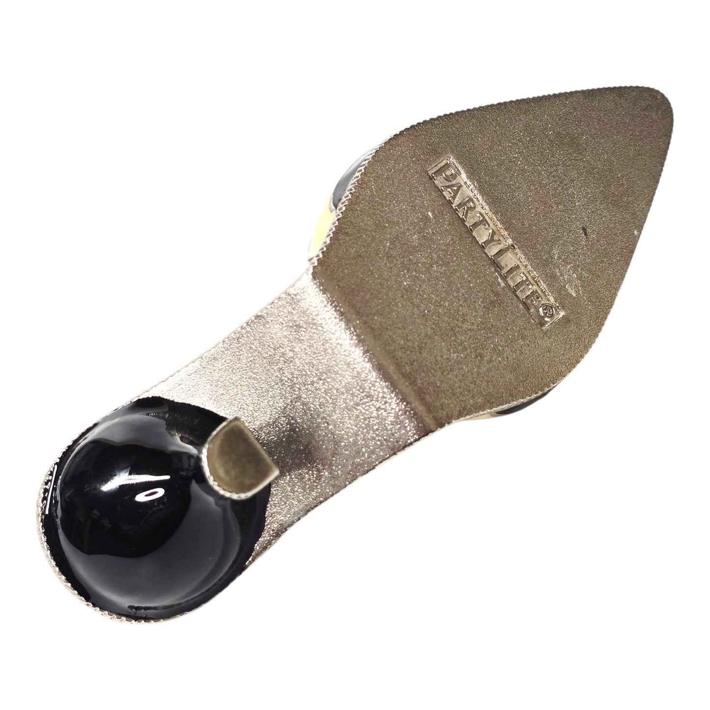 PartyLite Audrey High Heel Shoe Tealight Candle Holder Crystal Charm Valentine's