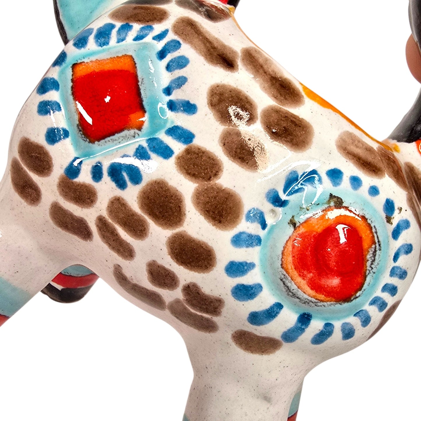 Vintage De Simone Italian Ceramic Horse Figurine Planter Mid Century Pottery