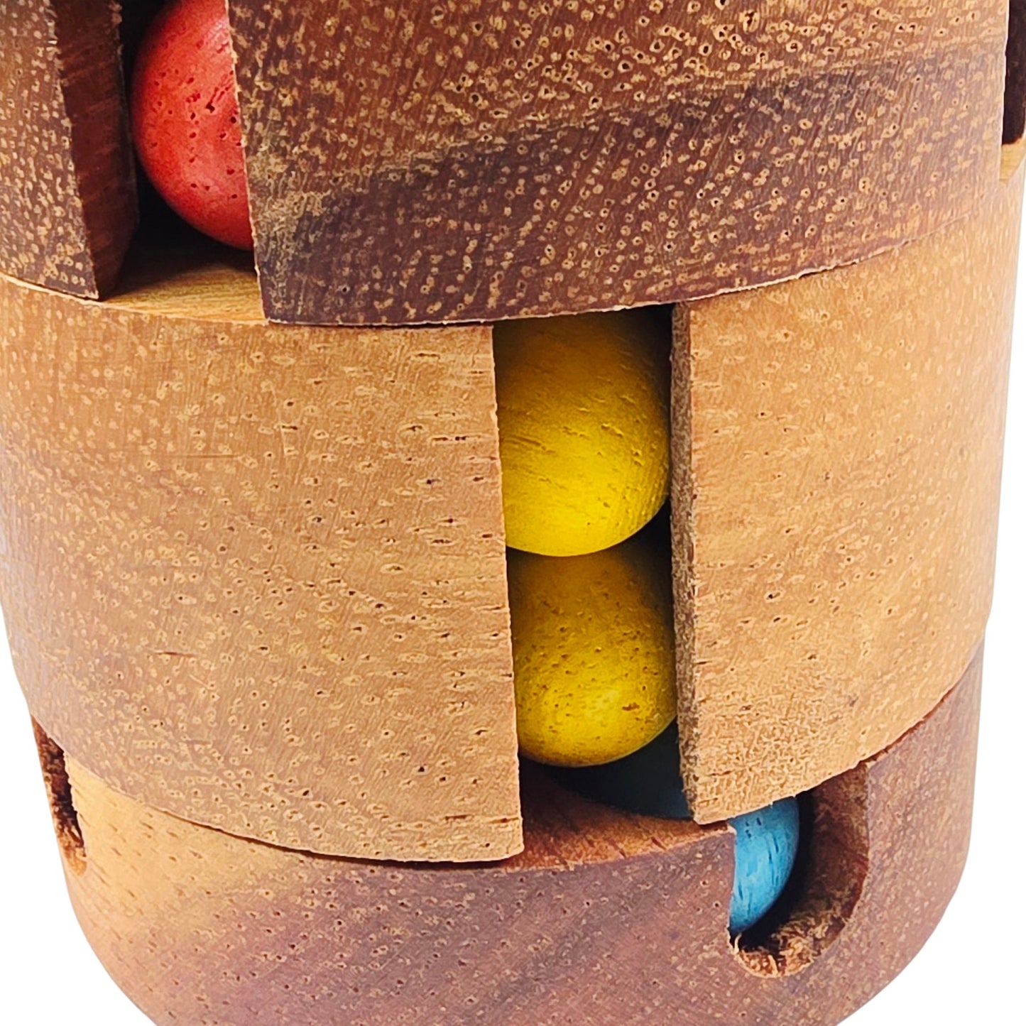 Wooden Rotating Puzzle Brain Teaser Twisting Sliding Logic Game