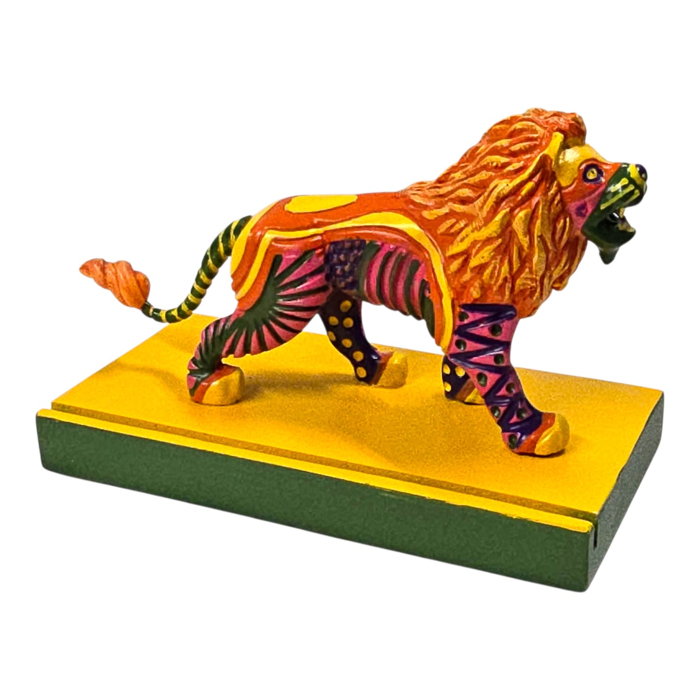 LA Kings Día de Muertos Alebrije Lion Figurine 2024 SGA Folk Art Collectible w/ Box