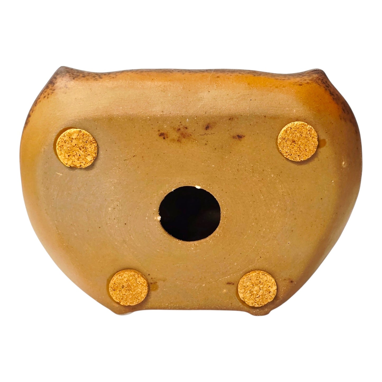 Vintage Mid-Century Owl Figurine Trinket Dish & Eyeglass Holder Desk Catchall