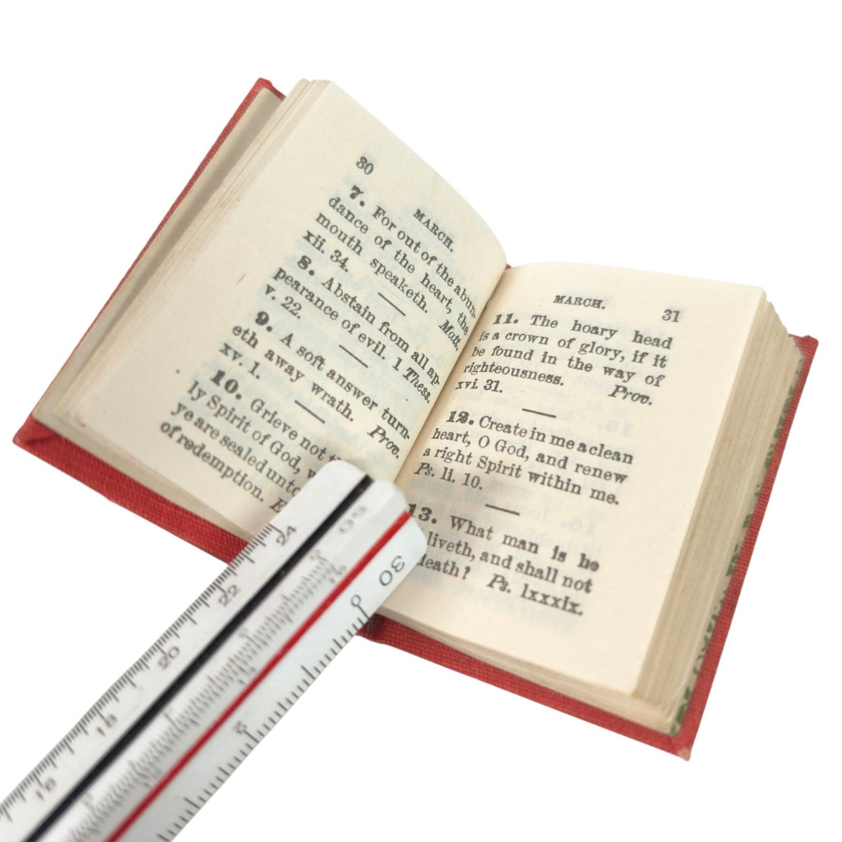 Antique Miniature Honey Drops Christian Devotional Scripture Book Pocket Size