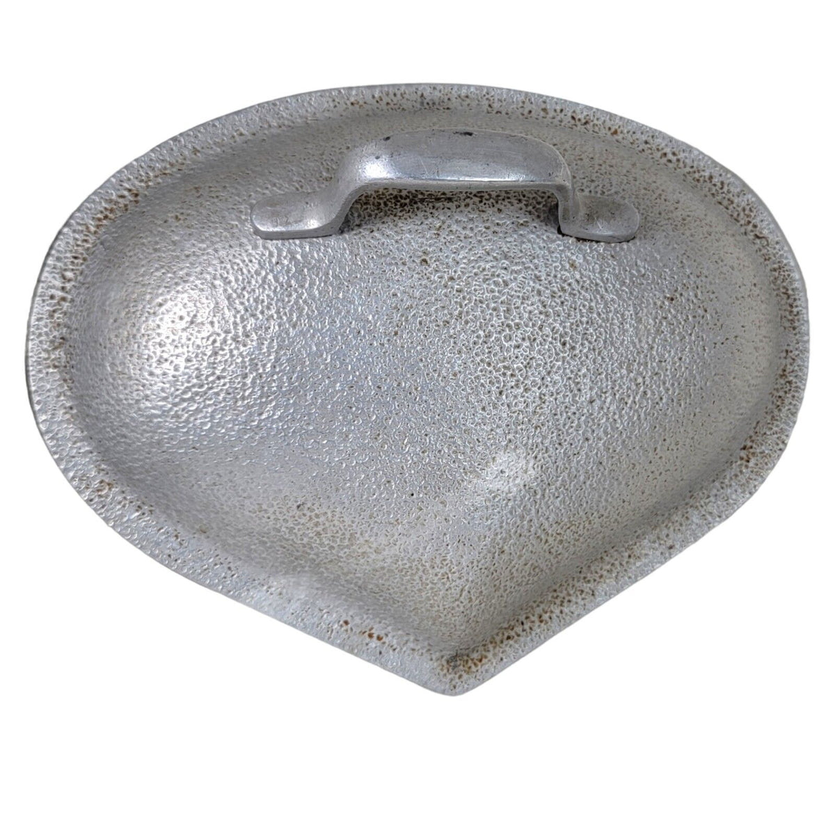 Vintage Guardian Service Hammered Aluminum Heart Triangle Roaster Pot Lid 3 Qt