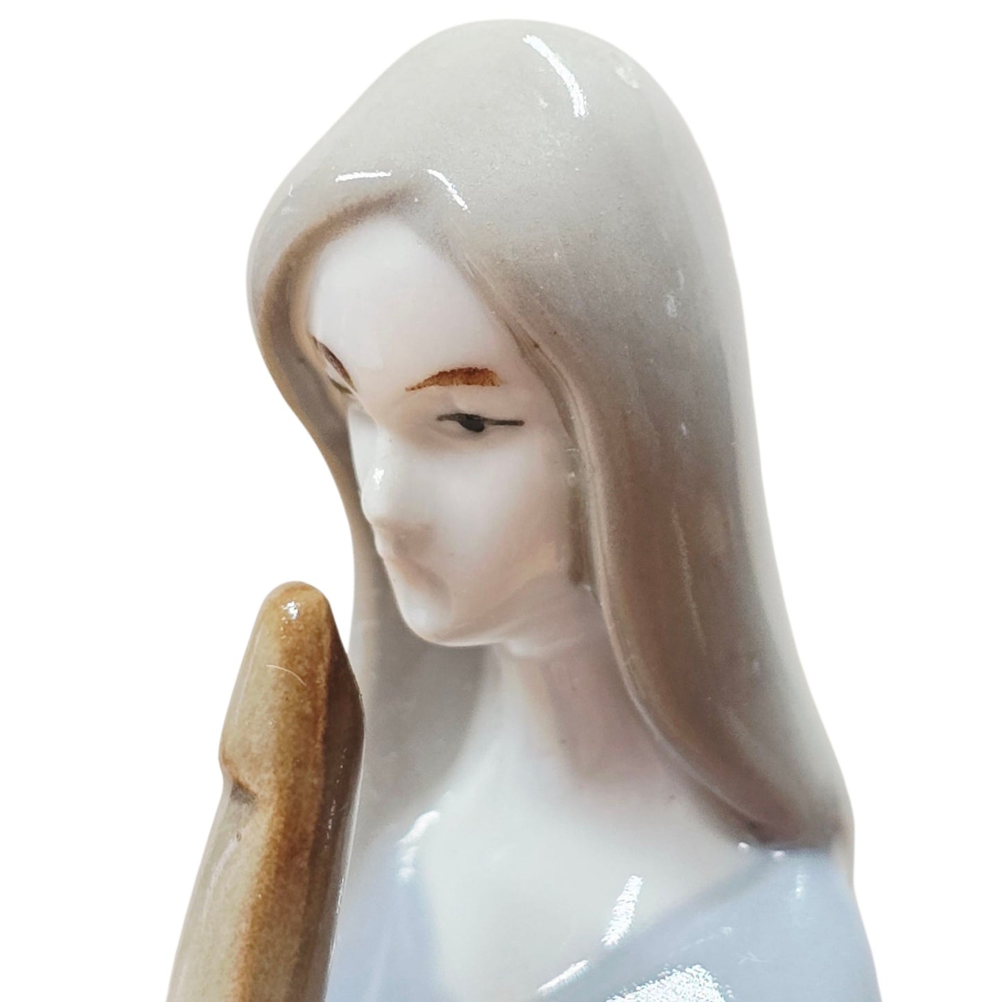 Lladro 6150 “Playing the Flute” Porcelain Figurine Woman Flute Spain 6.5"