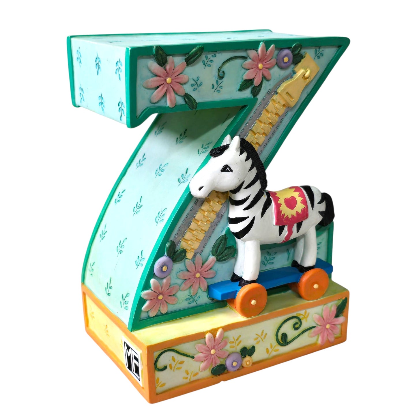 Mary Engelbreit Letter “Z” Bookend Vintage 1998 Resin