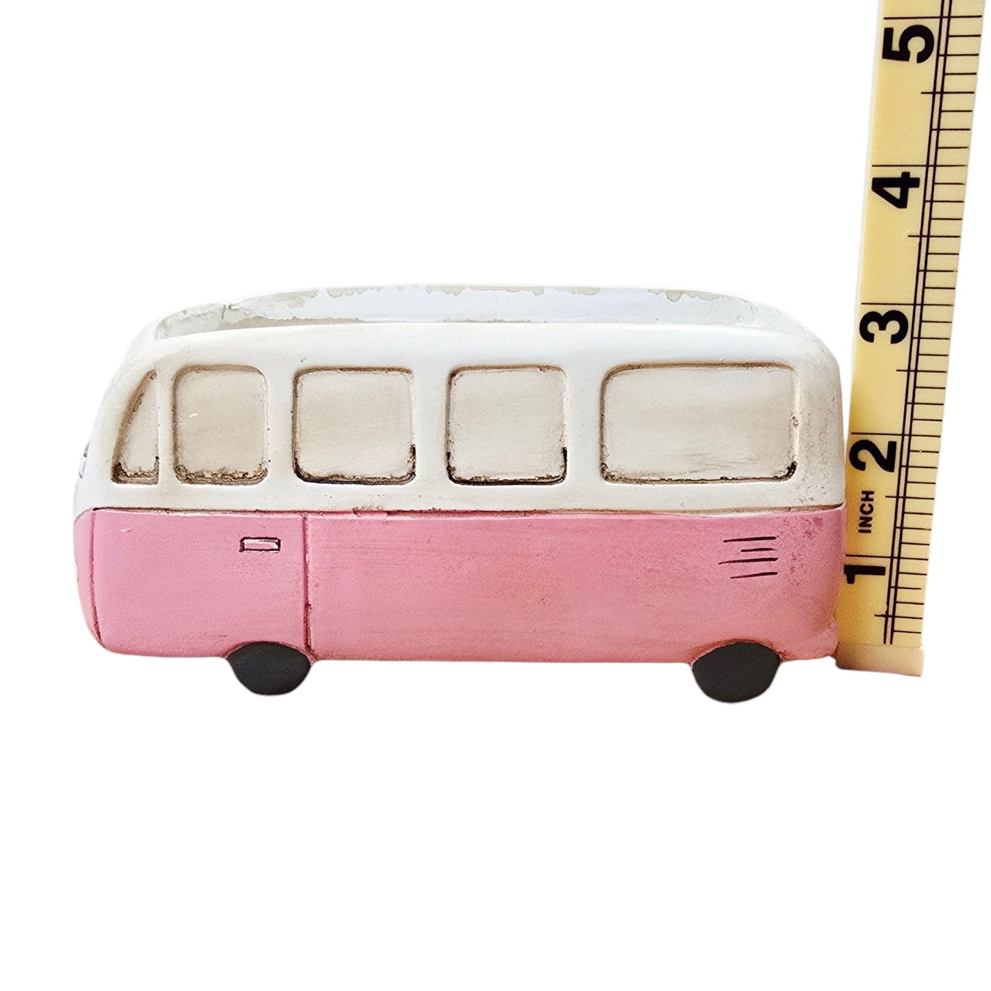 Ashland Ceramic Planter Pink Camper Van Bus Boho Summer Decor Michaels 6"