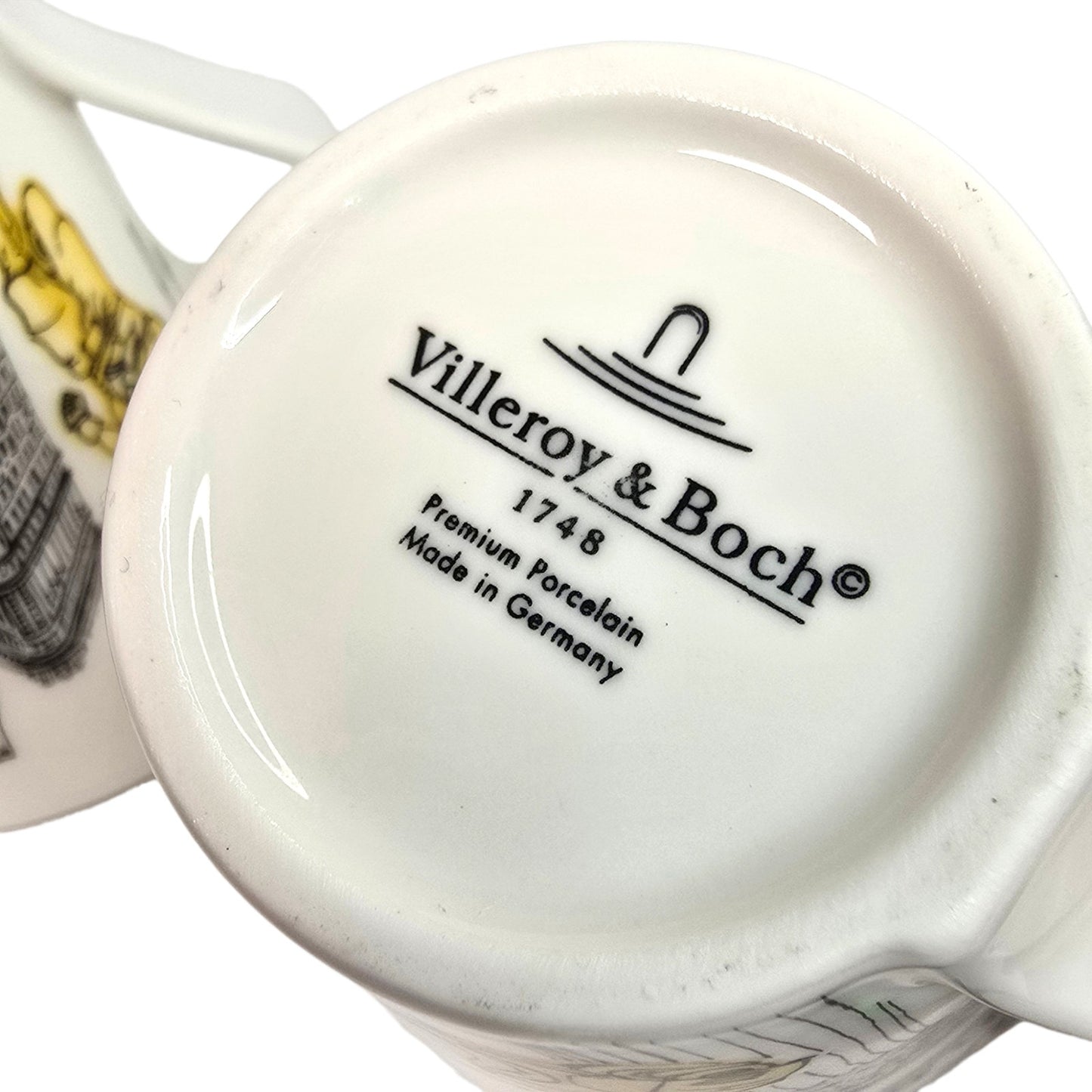 Set of 2 Villeroy & Boch New Wave Cities of the World Mugs Rome & New York