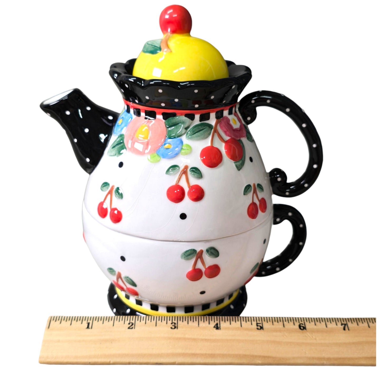 Mary Engelbreit CHERRIES Oh SO BREIT Tea-For-One ME Vintage