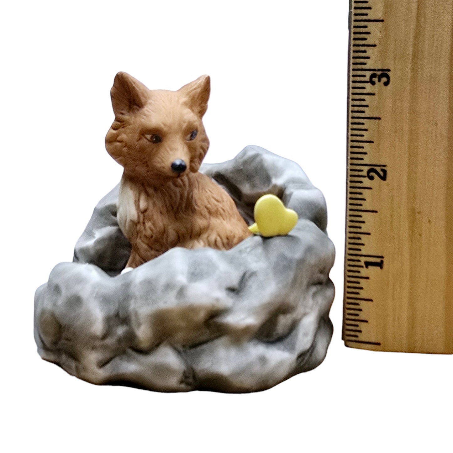 Vtg Woodland Surprises FOX Jacqueline B. Smith 1984 Handpainted Fine Franklin Porcel FLAW