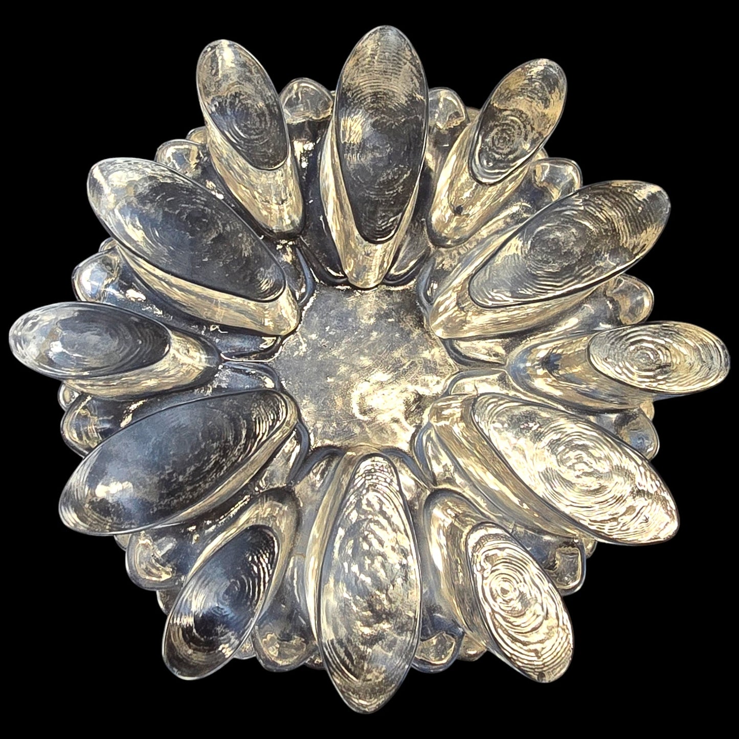 Vintage Bel Mondo Germany Glass Tea Light Warmer / Candle Holder Georgshutte