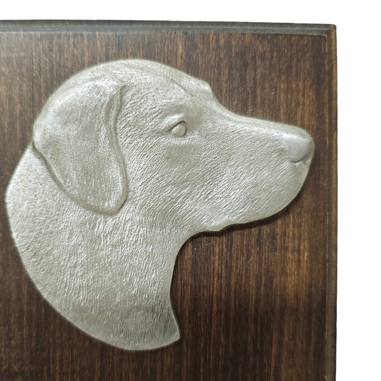 Wood and Metal Labrador Dog Leash Holder Key Hook